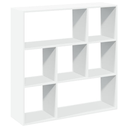 Knihovna/Dělící Stěna 102X29X103,5 Cm Kompozitní Dřevo Bílá