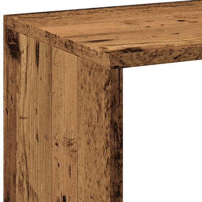 Knihovna/Dělící Stěna Old Wood 102X29X103,5 Cm Kompozitní Dřevo