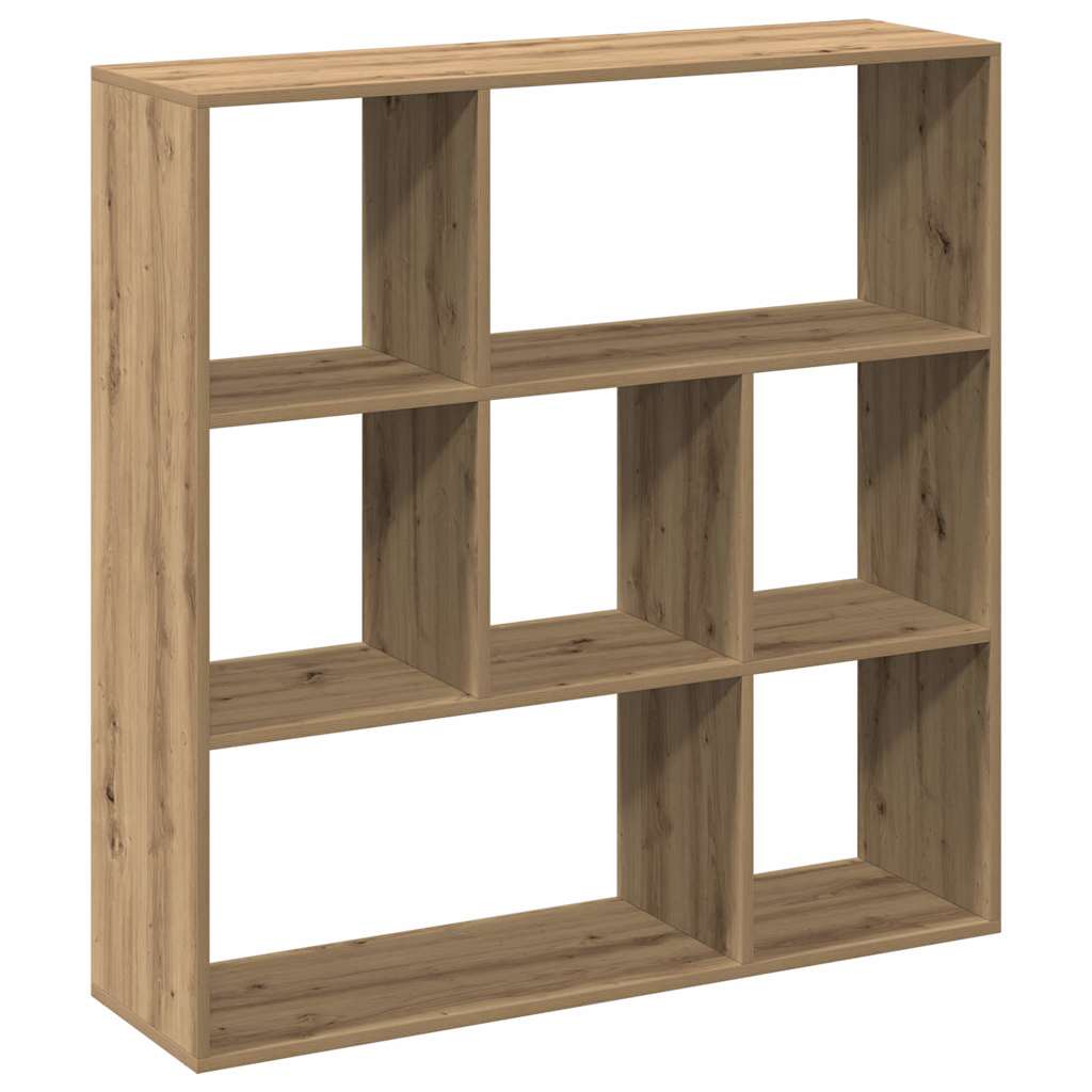 Knihovna/Dělící Stěna Dub Artisan 102X29X103,5 Cm Kompozit