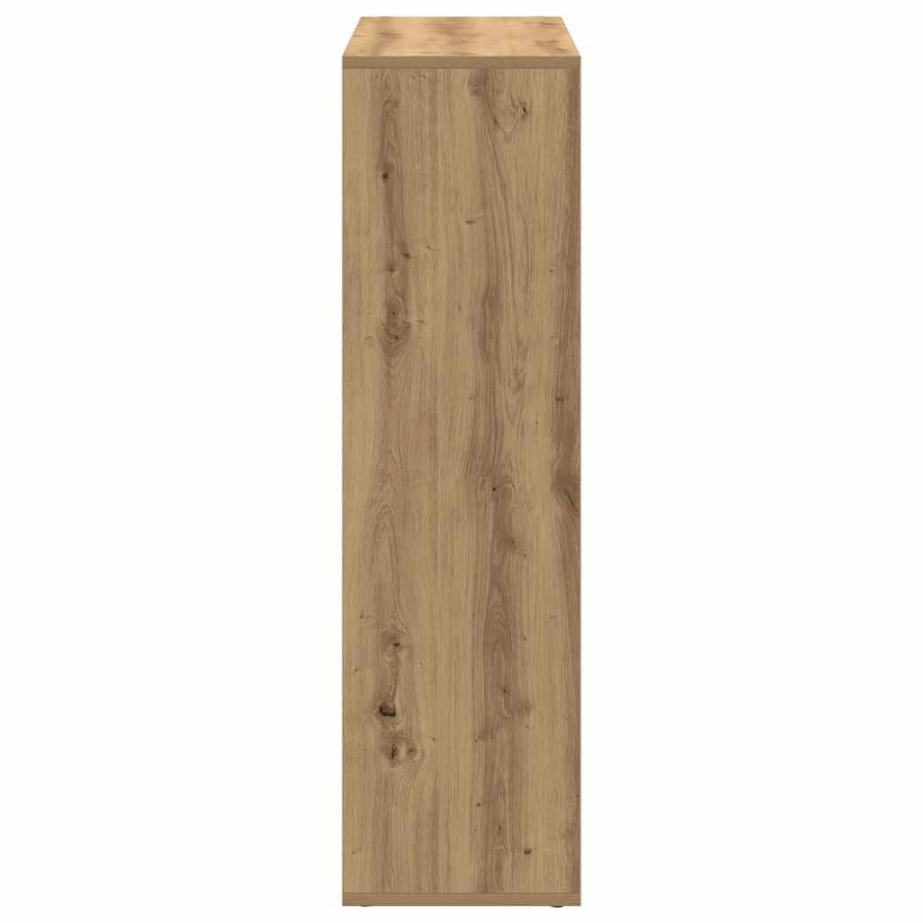 Knihovna/Dělící Stěna Dub Artisan 102X29X103,5 Cm Kompozit