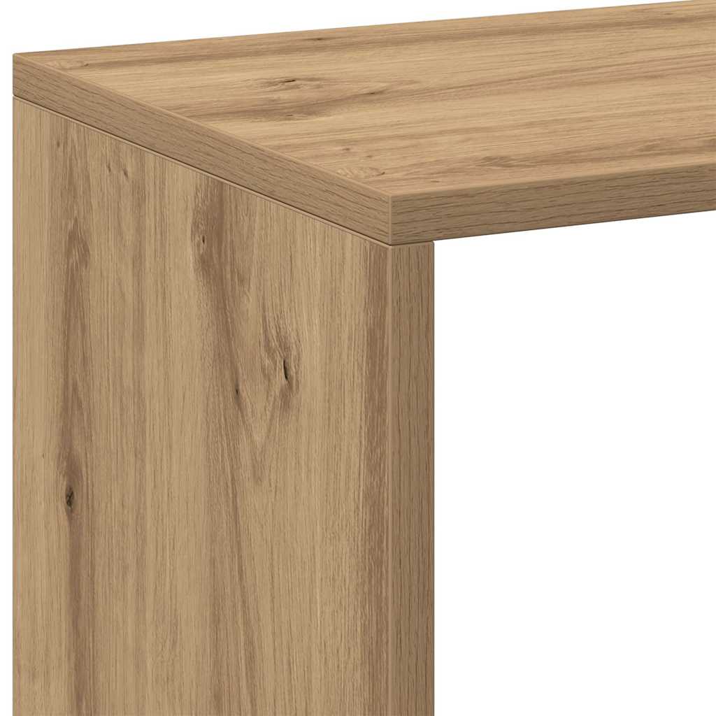 Knihovna/Dělící Stěna Dub Artisan 102X29X103,5 Cm Kompozit