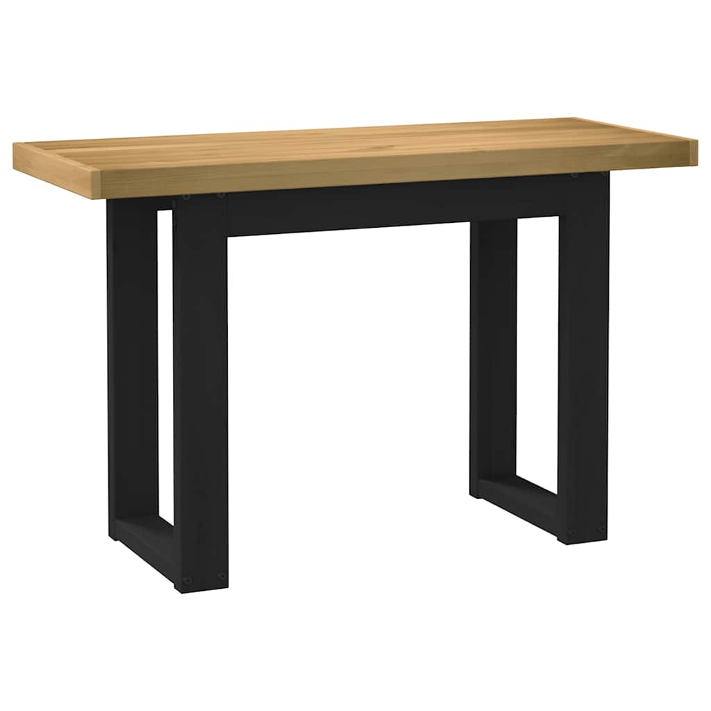 Psací Stůl Noain Na Nohách Ve Tvaru U 120X50X75 Cm Borovice