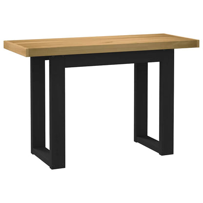 Psací Stůl Noain Na Nohách Ve Tvaru U 120X50X75 Cm Borovice