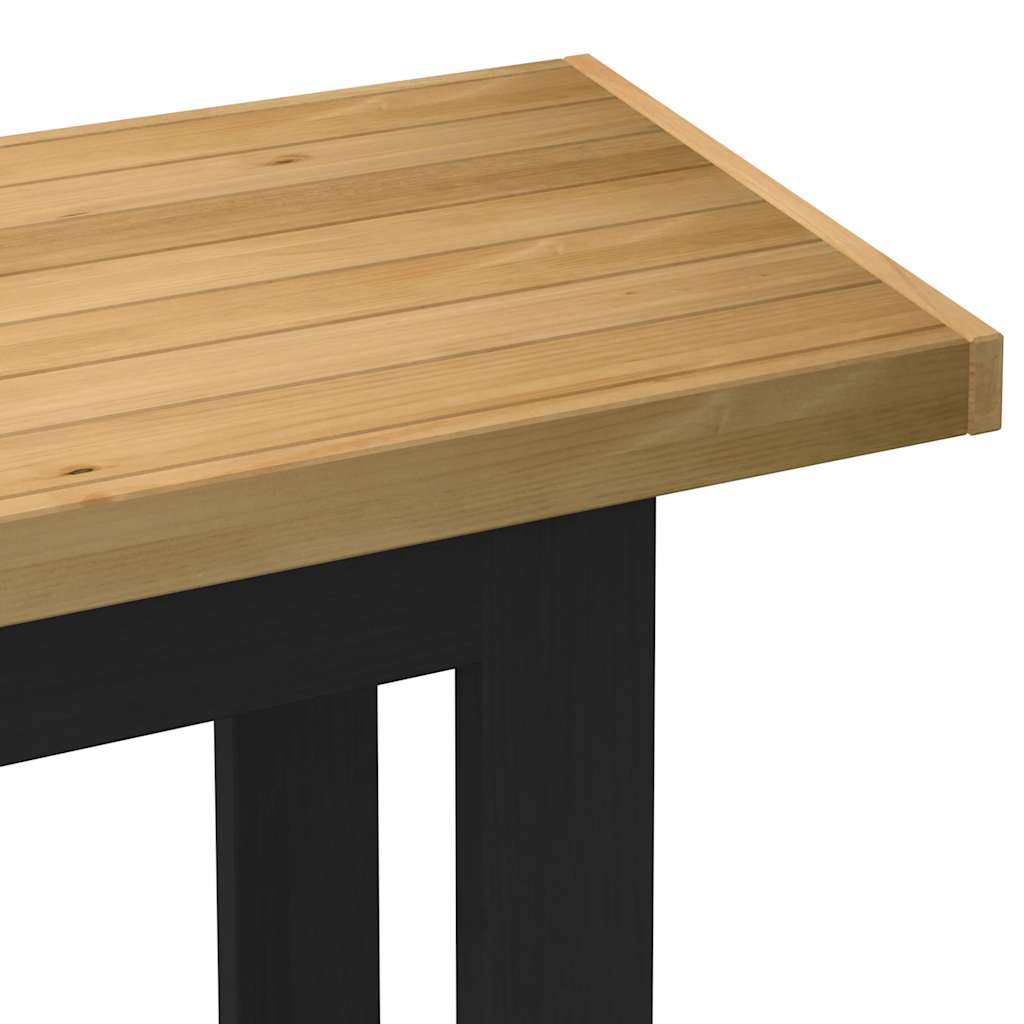 Psací Stůl Noain Na Nohách Ve Tvaru U 120X50X75 Cm Borovice