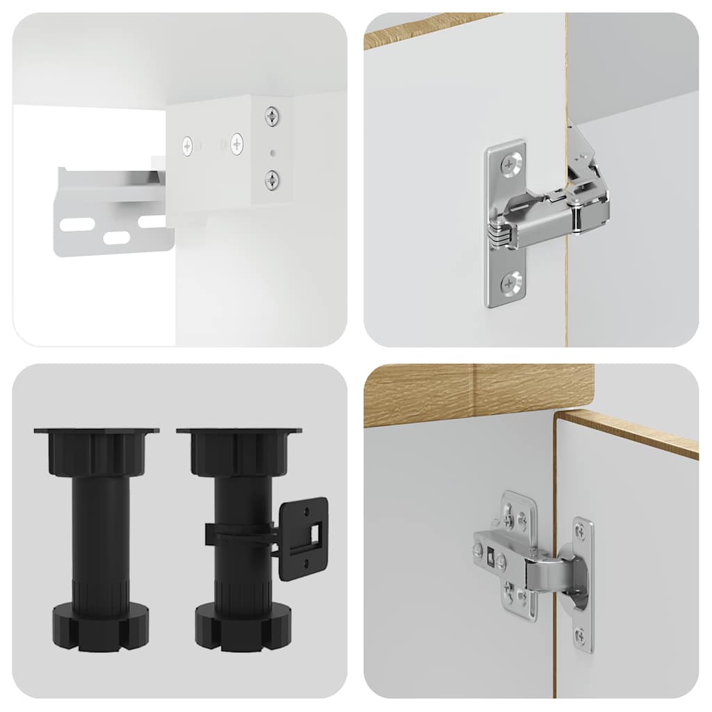 4Dílná Sada Kuchyňských Skříněk "Kalmar" Kompozit