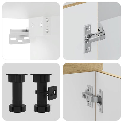 11Dílná Sada Kuchyňských Skříněk "" Kompozit Dub Sonoma