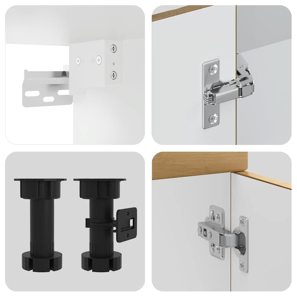 11Dílná Sada Kuchyňských Skříněk "" Dub Artisa Kompozit Dub Artisan