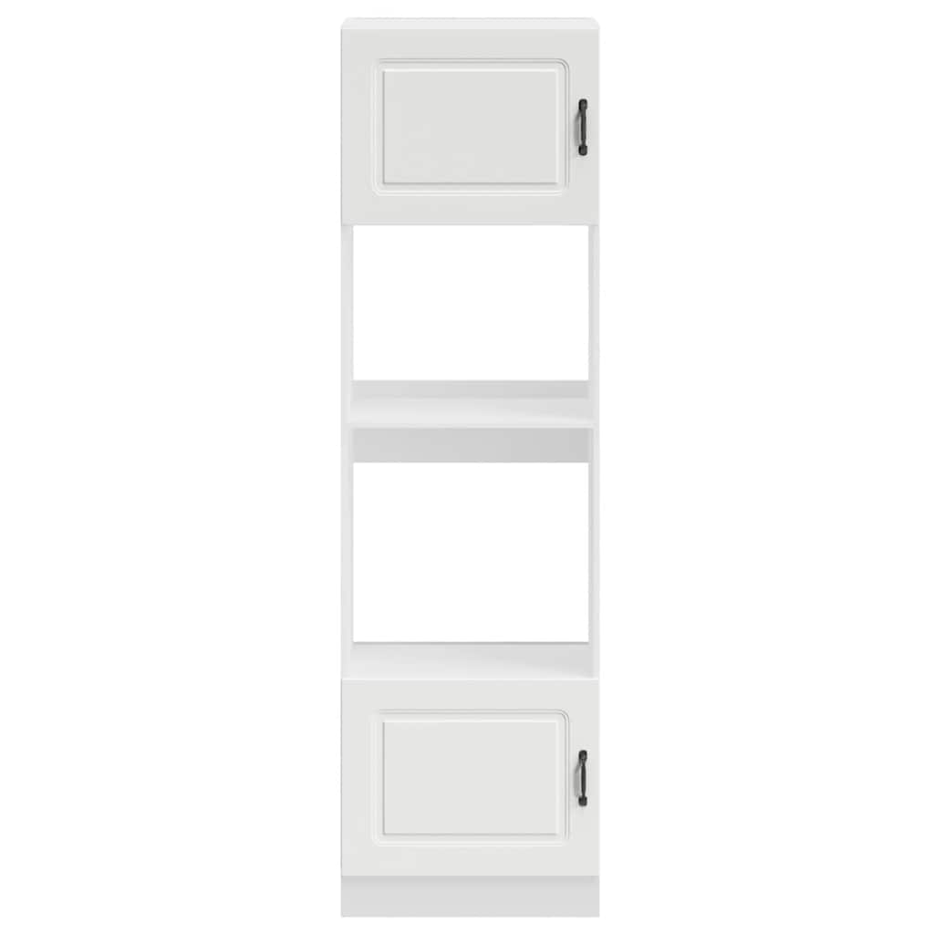 Skříňky Na Troubu 2 Ks "Lucca" Bílý Kompozitní Dřevo Bílá