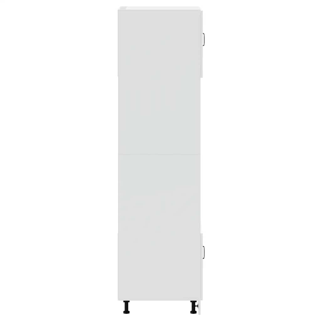 Skříňky Na Troubu 2 Ks "Lucca" Bílý Kompozitní Dřevo Bílá