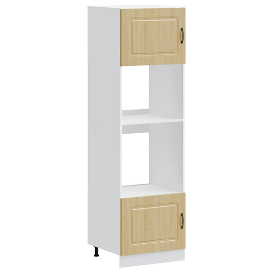 Skříňky Na Troubu 2 Ks "Lucca" Kompozitní Dřevo Dub Sonoma