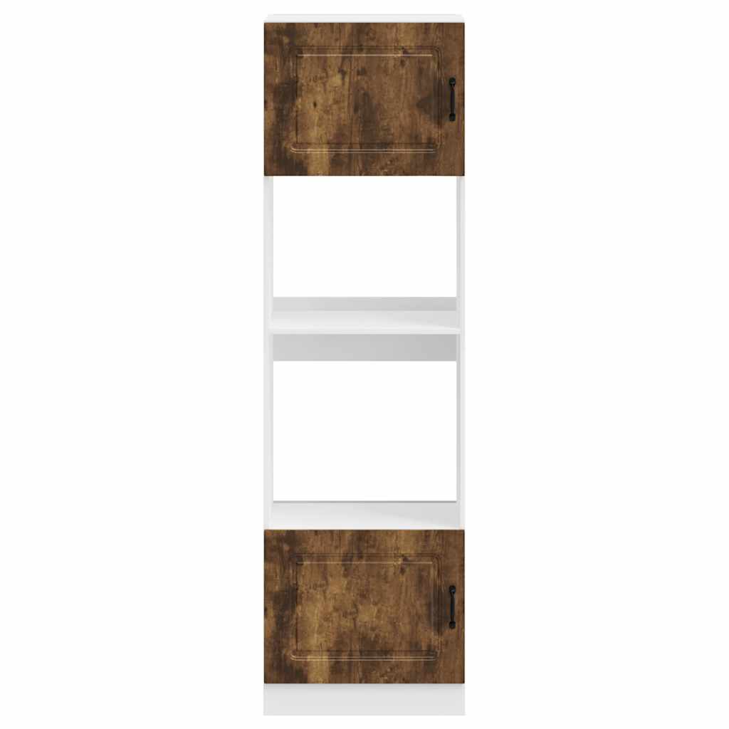 Skříňky Na Troubu 2 Ks &quot;Lucca&quot; Kompozitní Dřevo Kouřový Dub