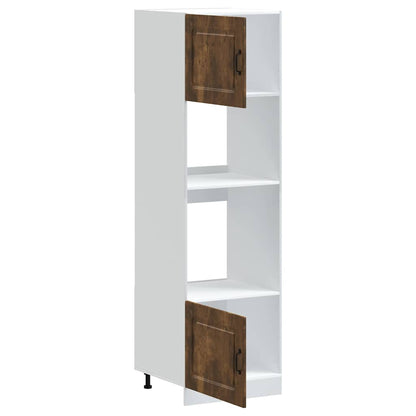 Skříňky Na Troubu 2 Ks &quot;Lucca&quot; Kompozitní Dřevo Kouřový Dub