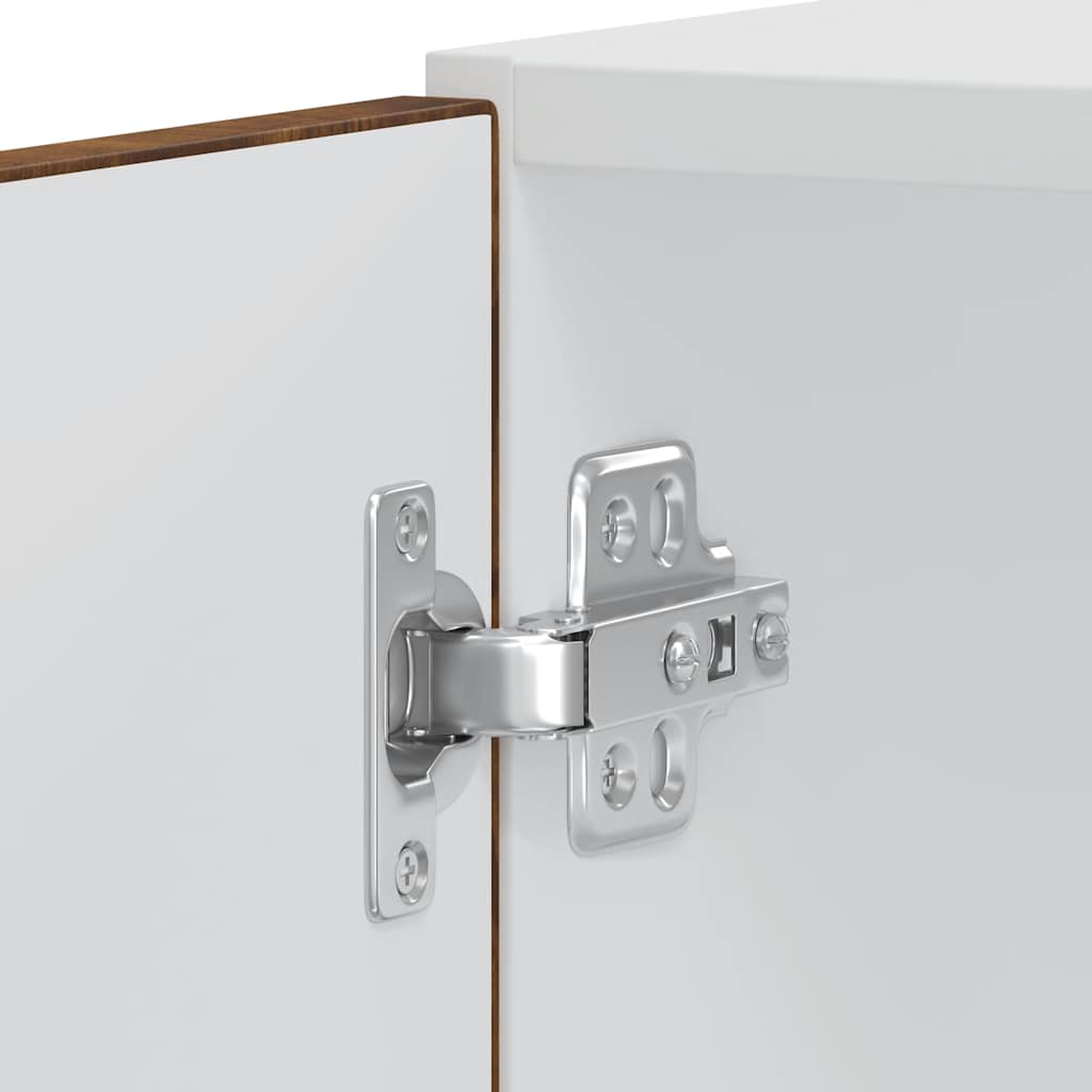 Skříňky Na Troubu 2 Ks &quot;Lucca&quot; Kompozitní Dřevo Kouřový Dub