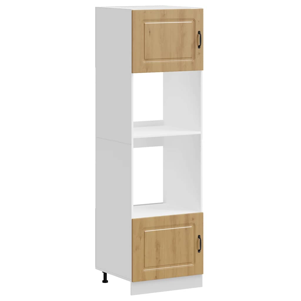 Skříňky Na Troubu 2 Ks "Lucca" Kompozitní Dřevo Dub Artisan