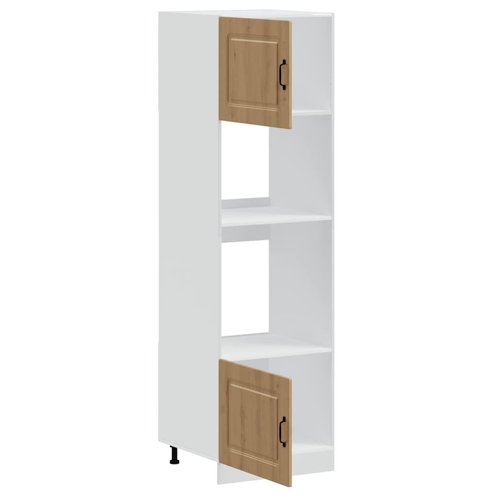 Skříňky Na Troubu 2 Ks "Lucca" Kompozitní Dřevo Dub Artisan