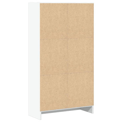 Knihovna 60 X 24 X Kompozitní Dřevo Bílá