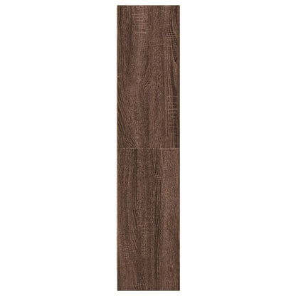 Knihovna 60 X 24 X Kompozitní Dřevo Hnědý Dub