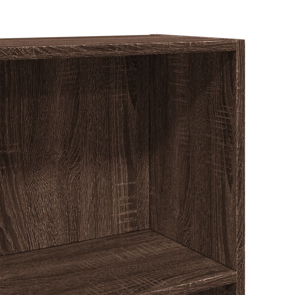 Knihovna 60 X 24 X Kompozitní Dřevo Hnědý Dub