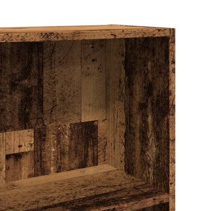Knihovna Old Wood 60 X 24 X Kompozitní Dřevo Staré Dřevo