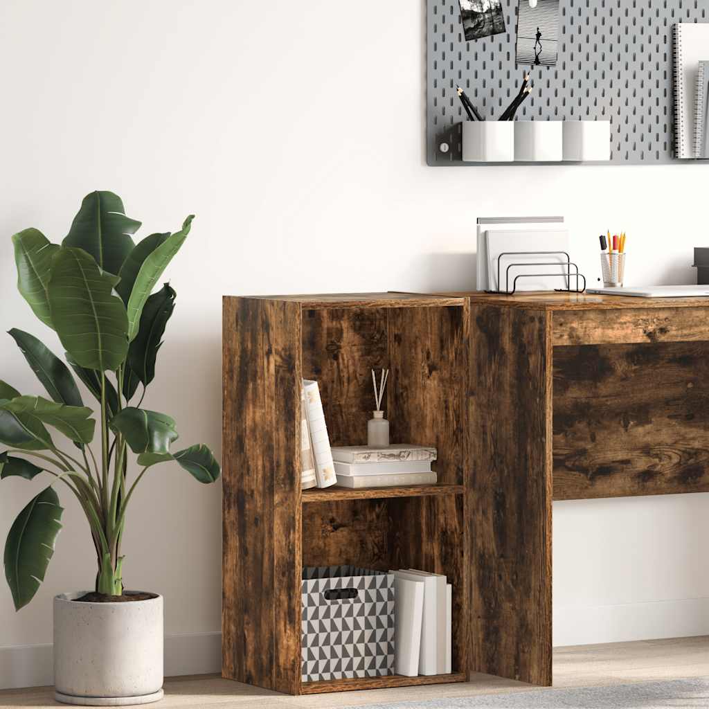 Knihovna 40 X 30 X Kompozitní Dřevo Kouřový Dub