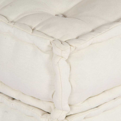 Modulová Pohovka 2 Pcs Textil Krémová 140 X 70 X 36 Cm