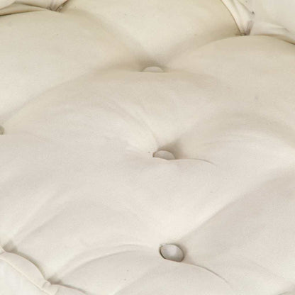 Modulová Pohovka 2 Pcs Textil Krémová 140 X 70 X 36 Cm