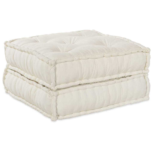 Modulová Pohovka 2 Pcs Textil Krémová 140 X 70 X 36 Cm