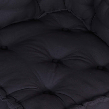 Modulová Pohovka Textil Antracitová 210 X 70 X 56 Cm