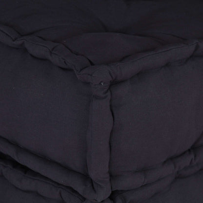 Modulová Pohovka Textil Antracitová 210 X 140 X 56 Cm