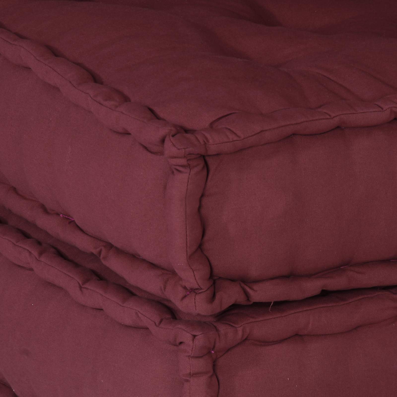 Modulová Pohovka Textil Bordó 210 X 70 X 56 Cm