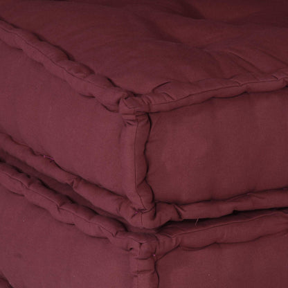 Modulová Pohovka Textil Bordó 210 X 70 X 56 Cm