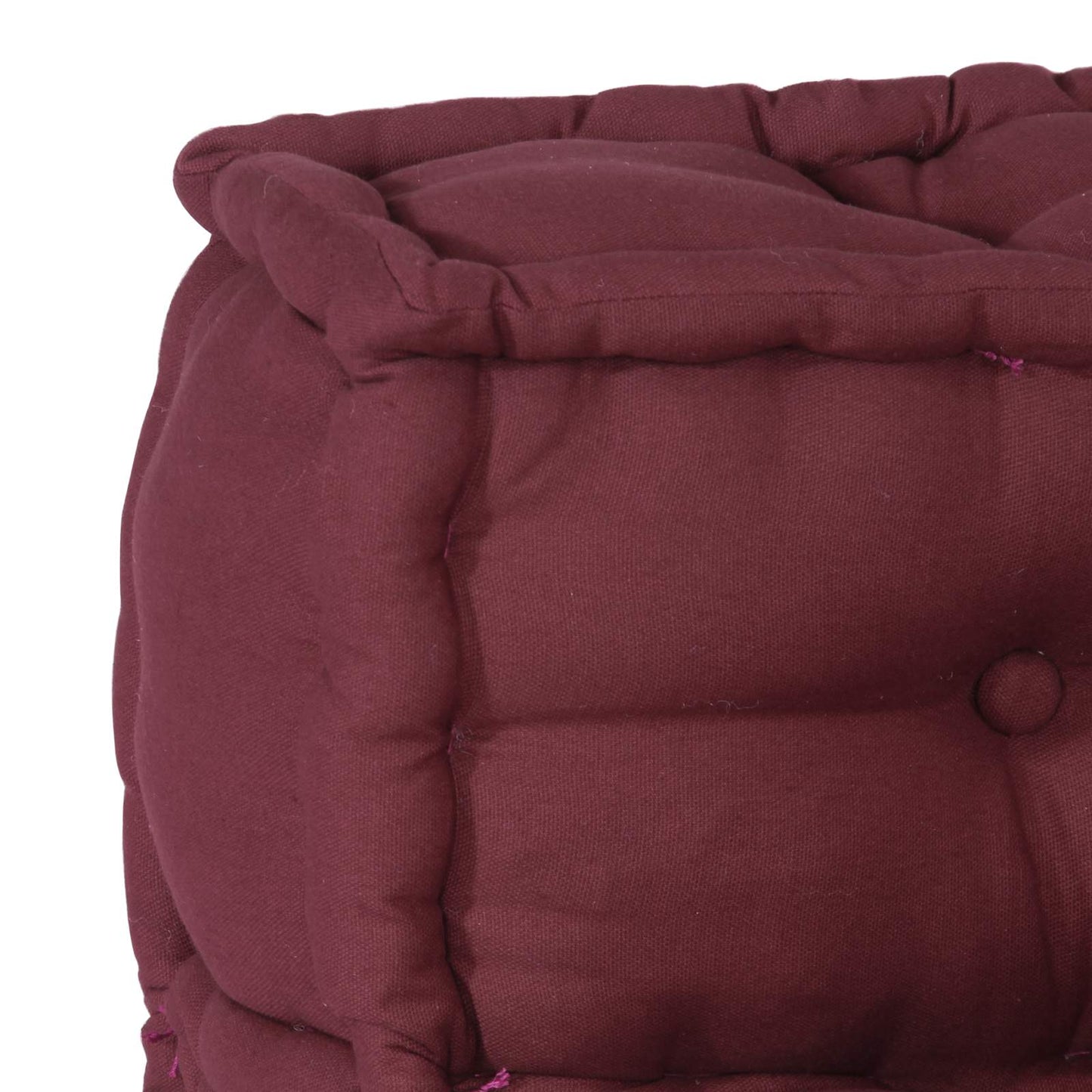 Modulová Pohovka Textil Bordó 210 X 140 X 56 Cm