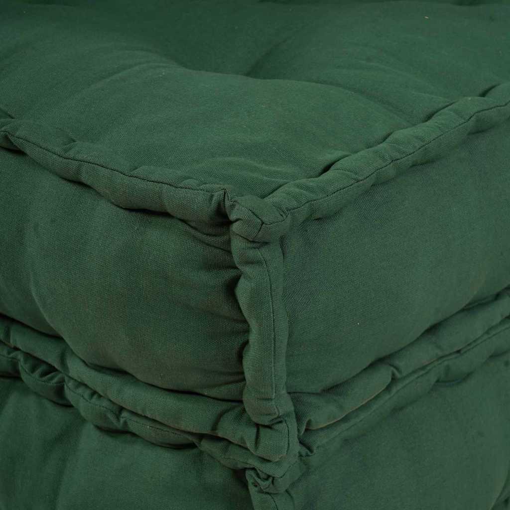 Modulová Pohovka Textil Zelená 210 X 70 X 56 Cm