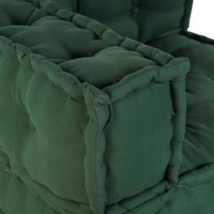 Modulová Pohovka Textil Zelená 210 X 70 X 56 Cm
