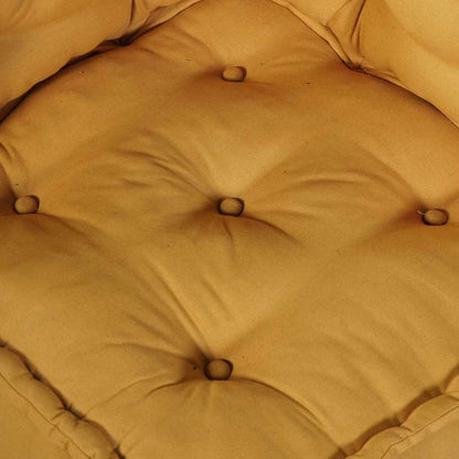 Modulová Pohovka 2 Pcs Textil Žlutá 140 X 70 X 56 Cm