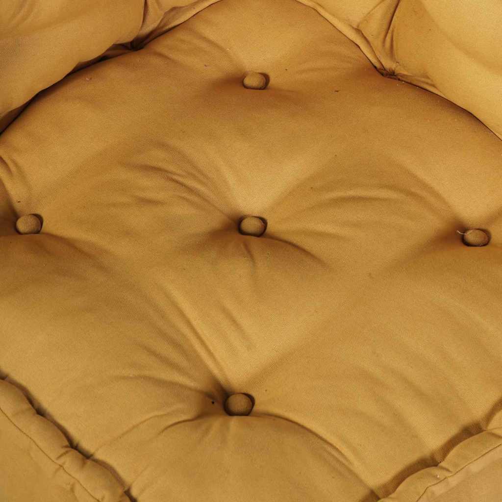 Modulová Pohovka Textil Žlutá 210 X 140 X 56 Cm