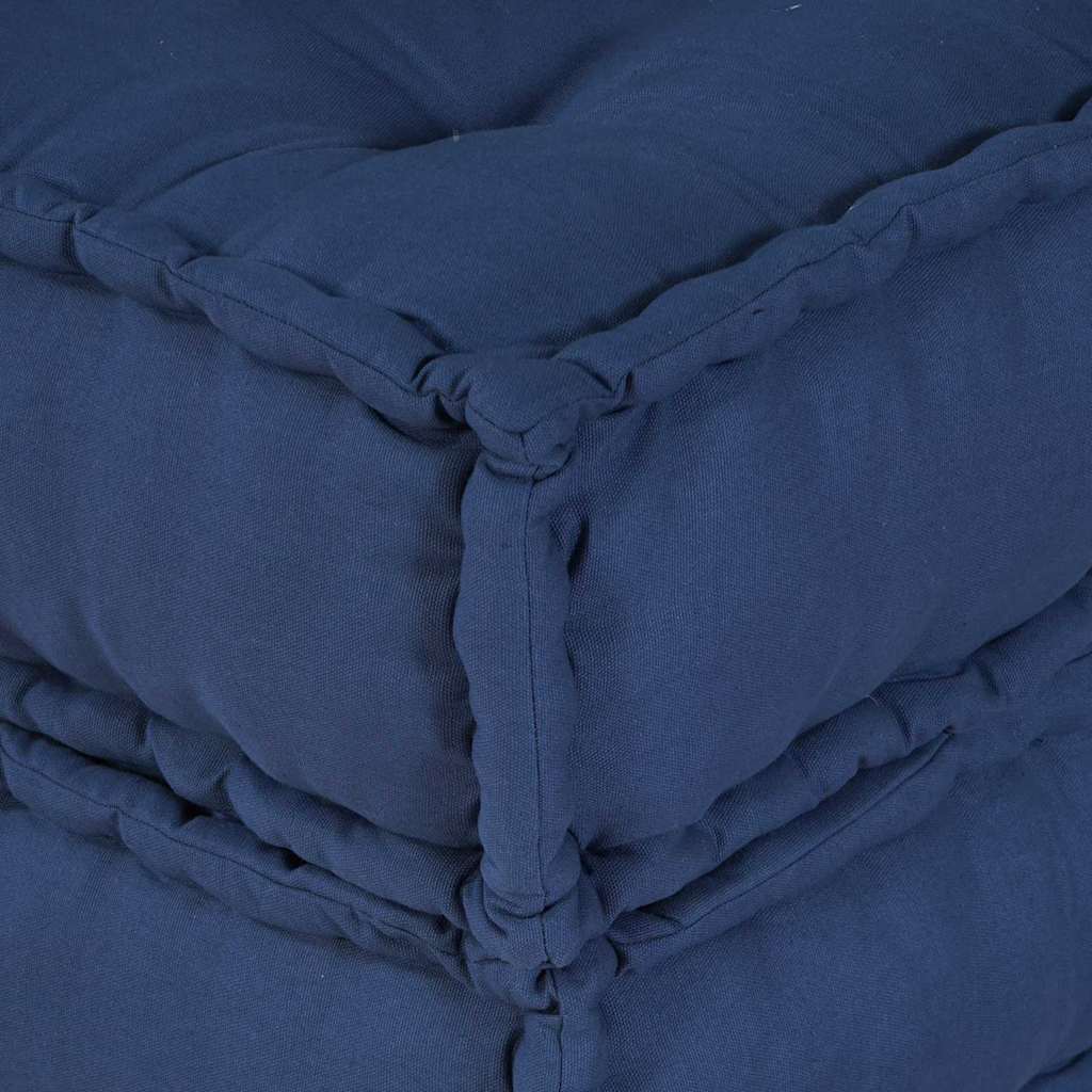 Modulová Pohovka 2 Pcs Textil Indigo 140 X 70 X 56 Cm