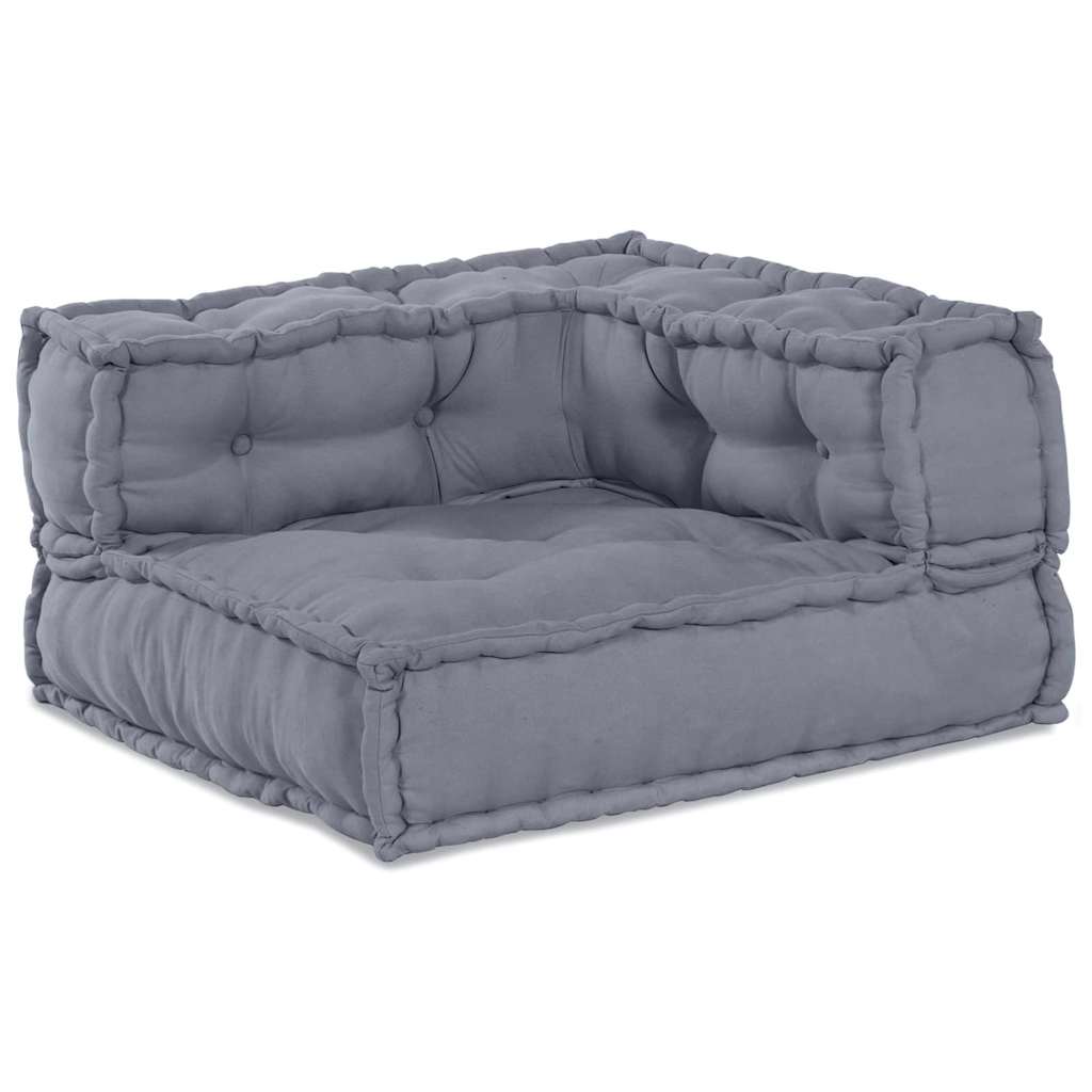 Modulová Pohovka Textil Šedá 210 X 70 X 56 Cm