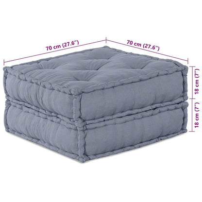 Modulová Pohovka 2 Pcs Textil Šedá 140 X 70 X 36 Cm