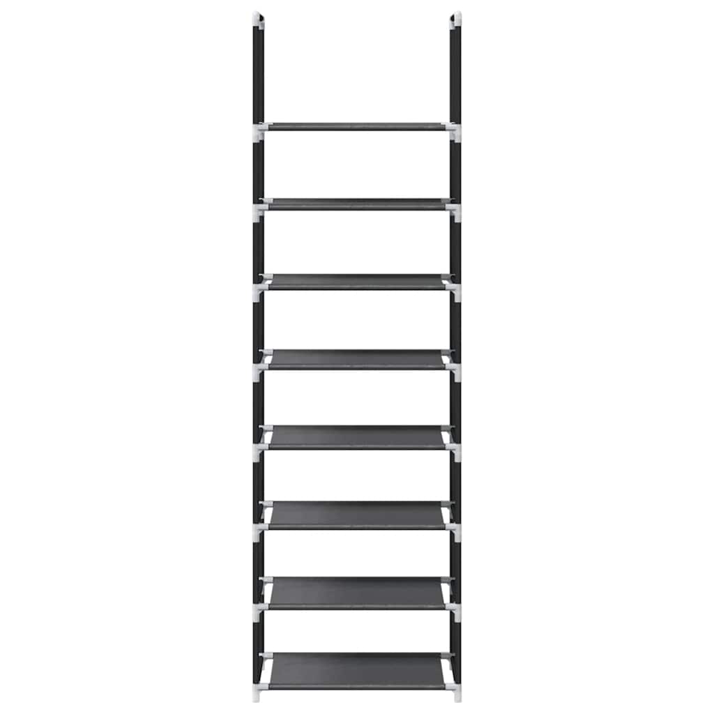 Botník, 8 Úrovní, Černý, , Netkaná Textilie