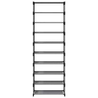 Botník 10 Úrovně, Šedý, 54X28X, Netkaná Textilie