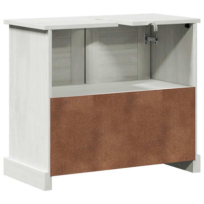 Skříňka Pod Umyvadlo S Policí Vigo Bílá A Starožitná Bílá