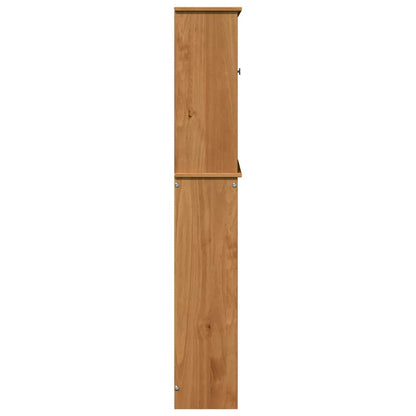 Toaletní Skříňka Vigo Hnědá A Medově Hnědá 60 X 27 X 161 Cm