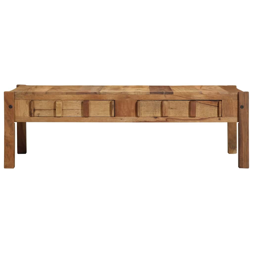 Konferenční Stolek Se Zásuvkou Hnědá 110 X 54 X 35 Cm