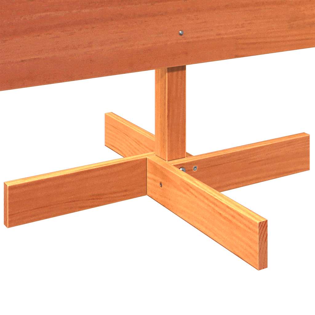 Dřevěný Vánoční Stromek Na Ozdoby Voskově Hnědý Borovice