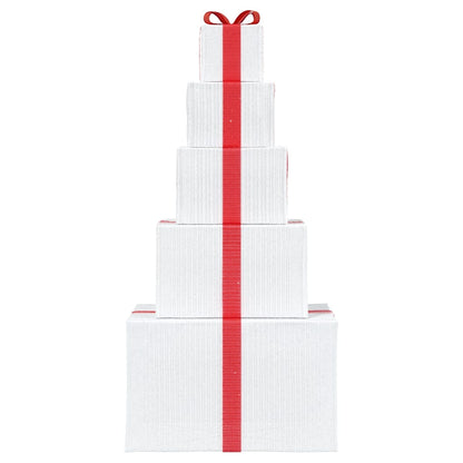 Vánoční Dekorace Dárková Krabička 250Teple Bílých Led