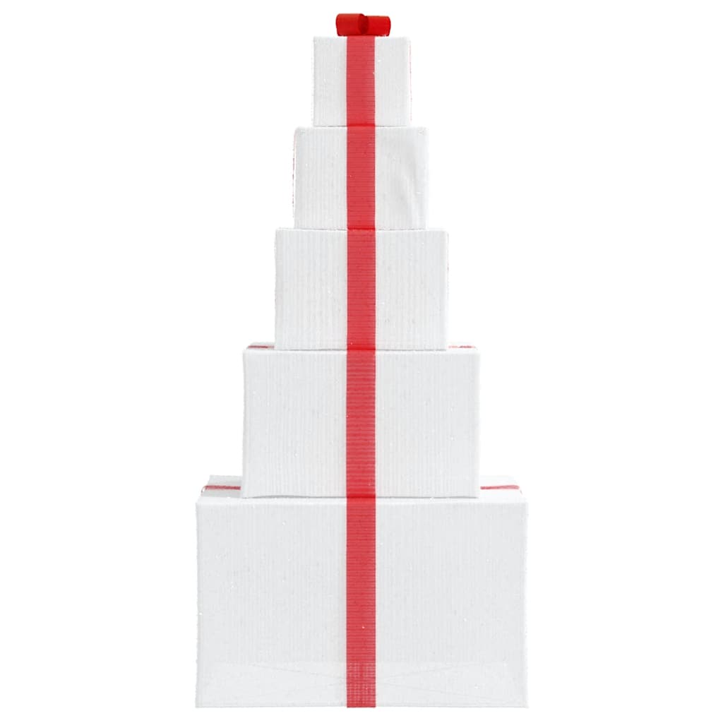 Vánoční Dekorace Dárková Krabička 250Teple Bílých Led