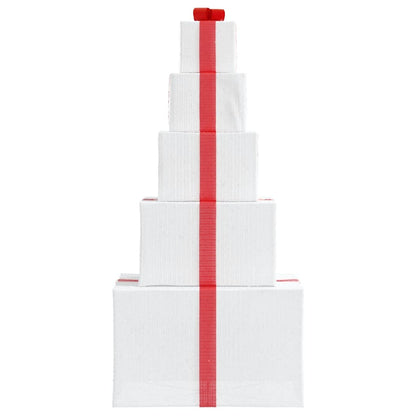 Vánoční Dekorace Dárková Krabička 250Teple Bílých Led