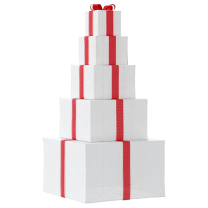 Vánoční Dekorace Dárková Krabička 250Teple Bílých Led