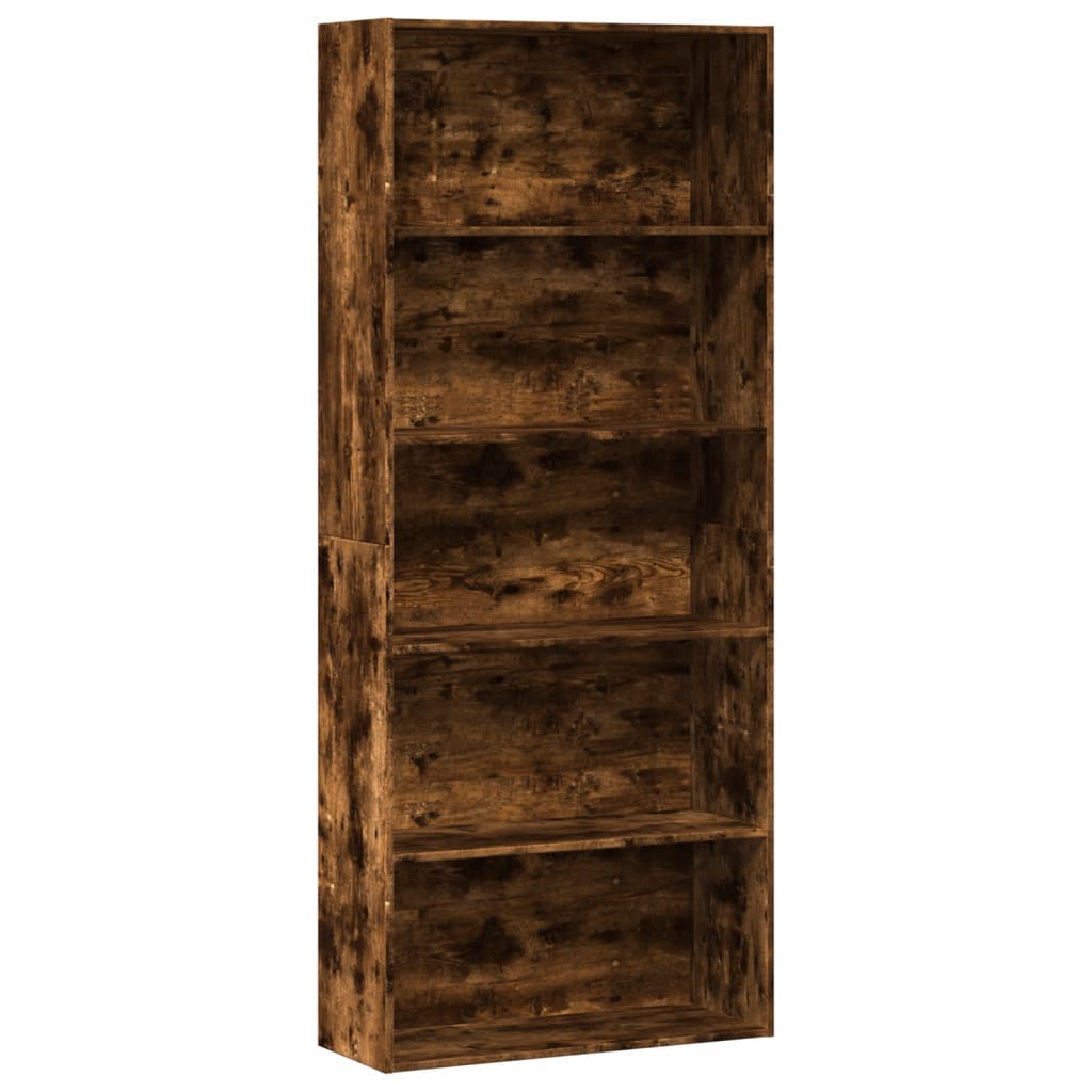 Knihovna 40 X 30 X Kompozitní Dřevo Kouřový Dub